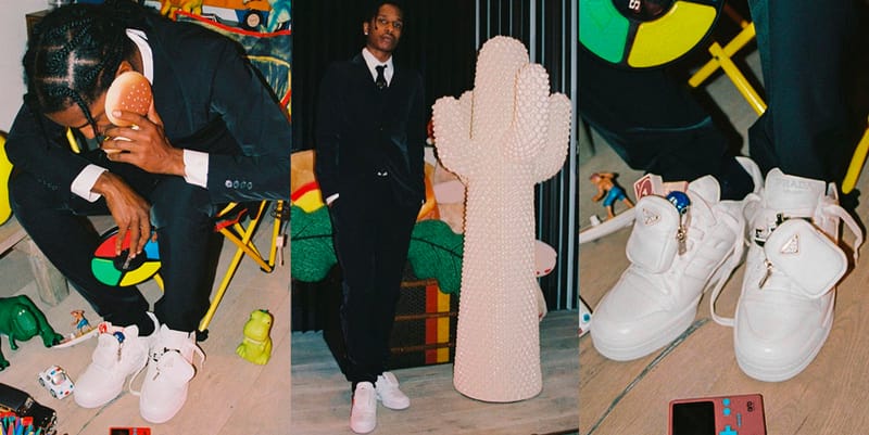 A$AP Rocky が adidas for Prada の新作？をお披露目