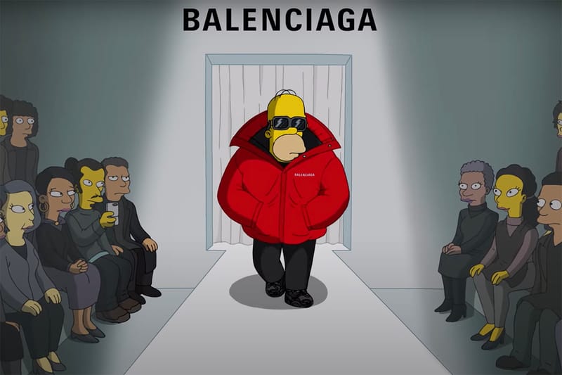 シンプソンズ BALENCIAGA厚めの生地だとおもいます