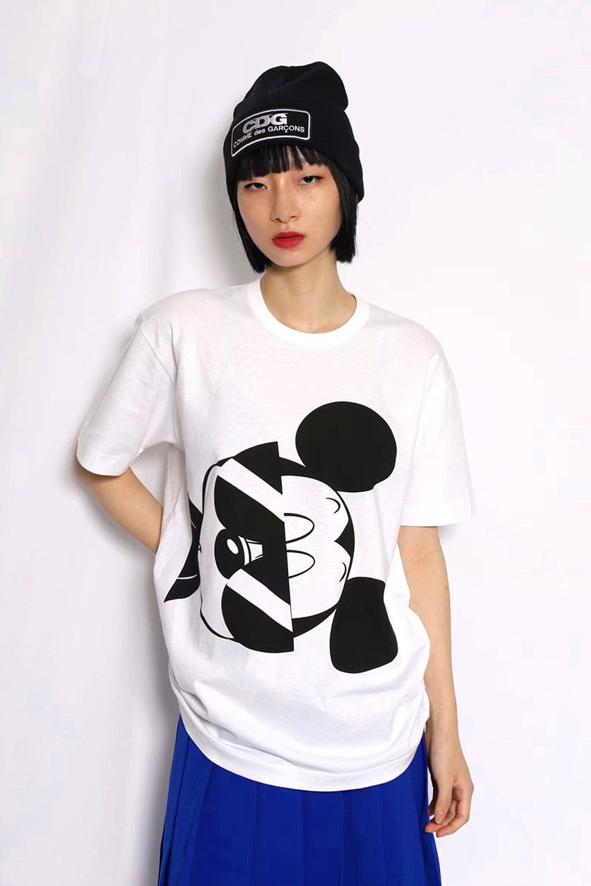 CDG x ディズニーからミッキーマウスのフーディとTシャツが発売 