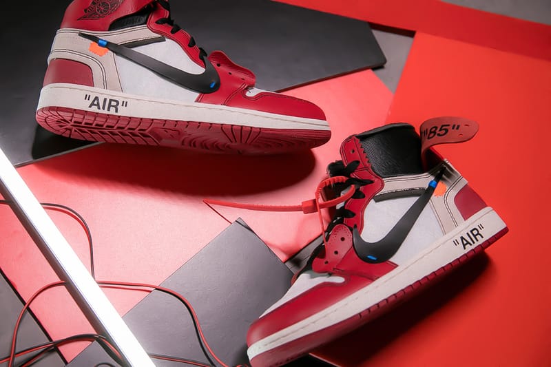 メンズair jordan1 offwhite chicago ブロック