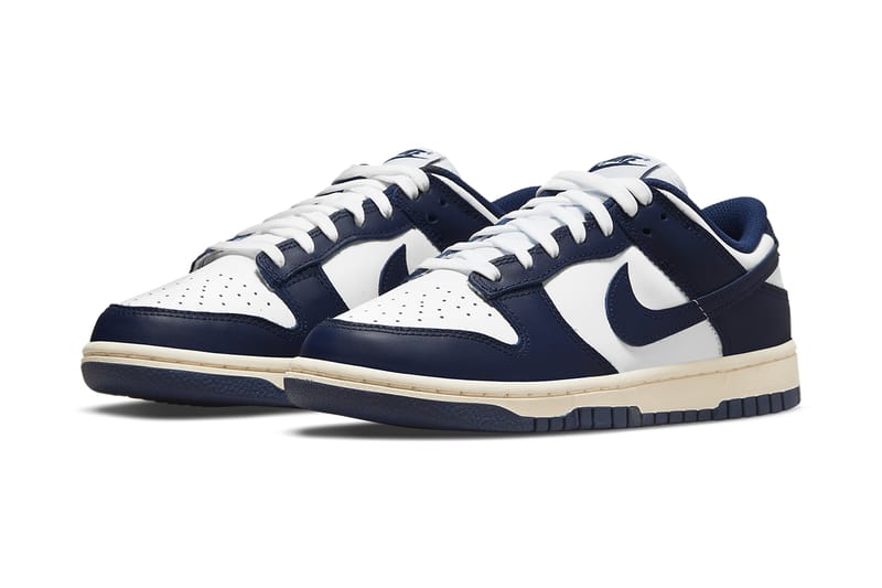 マート NIKE - DUNK LOW ダンクロー ヴィンテージ ネイビーの通販 by