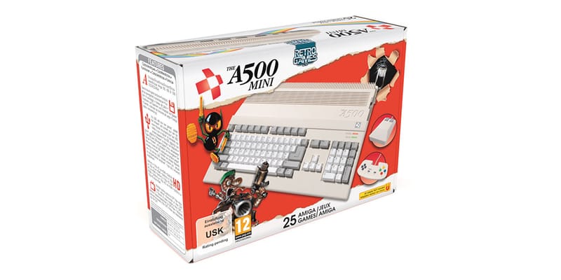 Amiga 500 Mini レトロゲーム Amiga 500 The A500 Mini 25 Retro Games HDMI Console - Modern