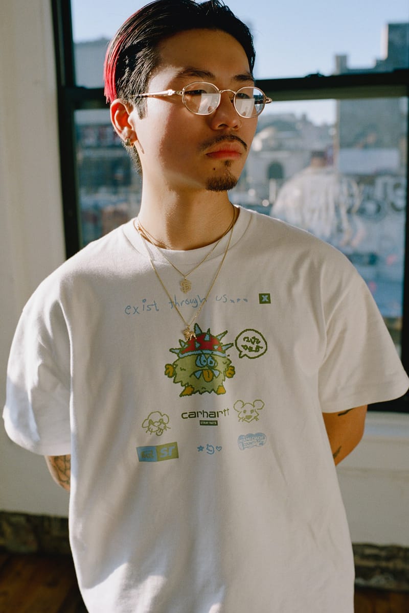 カーハートWIPがストレイラッツとのコラボコレクションを発表