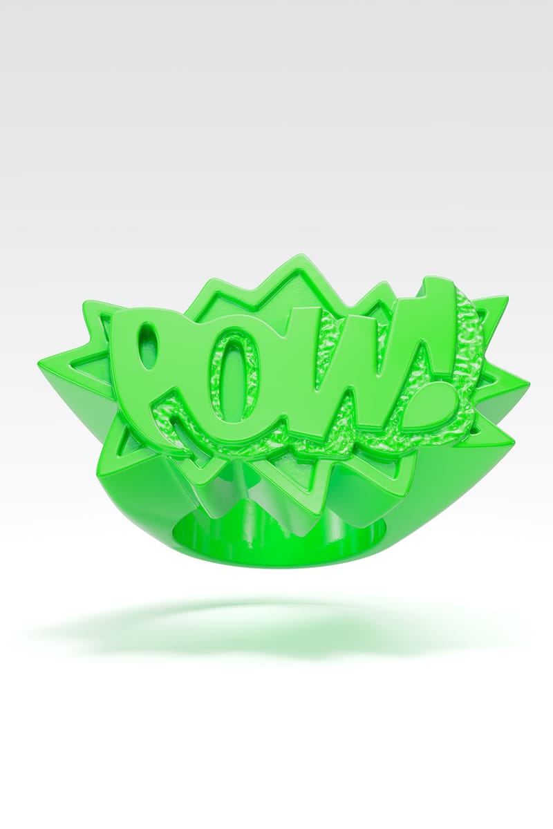アンブッシュ　POW ネックレス　ネオンイエロー 755603740.jpg?1570941278