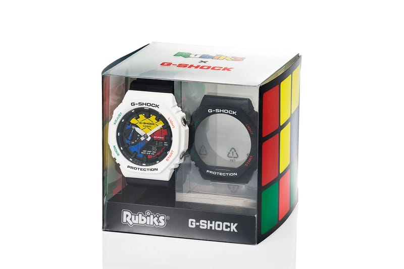 ジーショックがルービックキューブとのコラボウォッチを発売