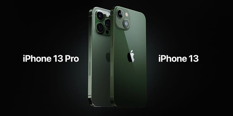 アイフォーン13シリーズに新たなカラーウェイとしてグリーンが