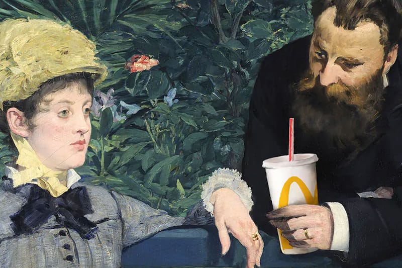 米マクドナルドが印象派の名画をモチーフにした新キャンペーンを