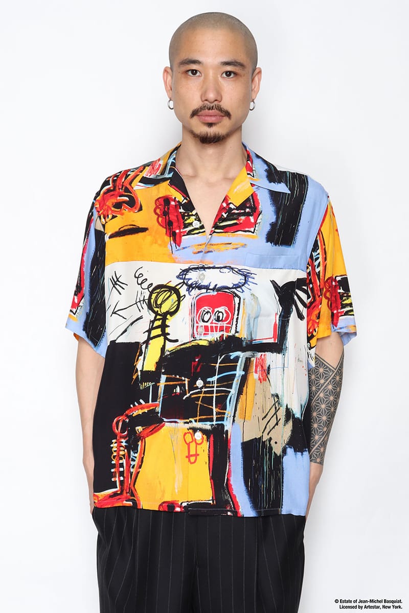 wackomaria basquiat バスキア アロハシャツ 21SS-hybridautomotive.com