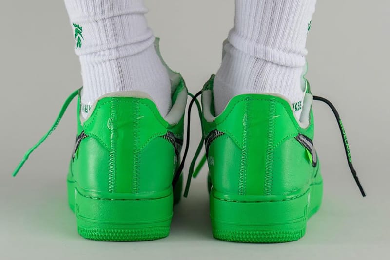 Air force 1 outlet x off white green