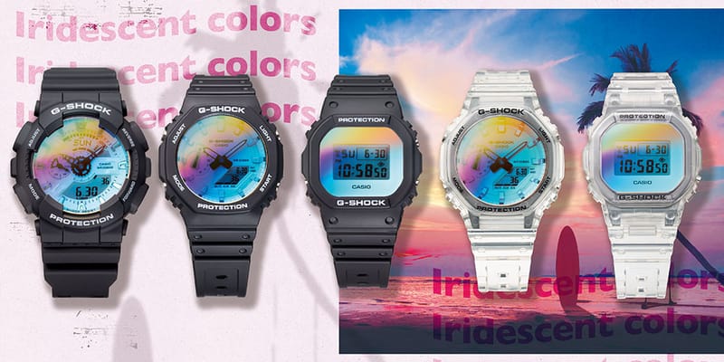 パリコレクション g-shock-Iridescent-color- 時計