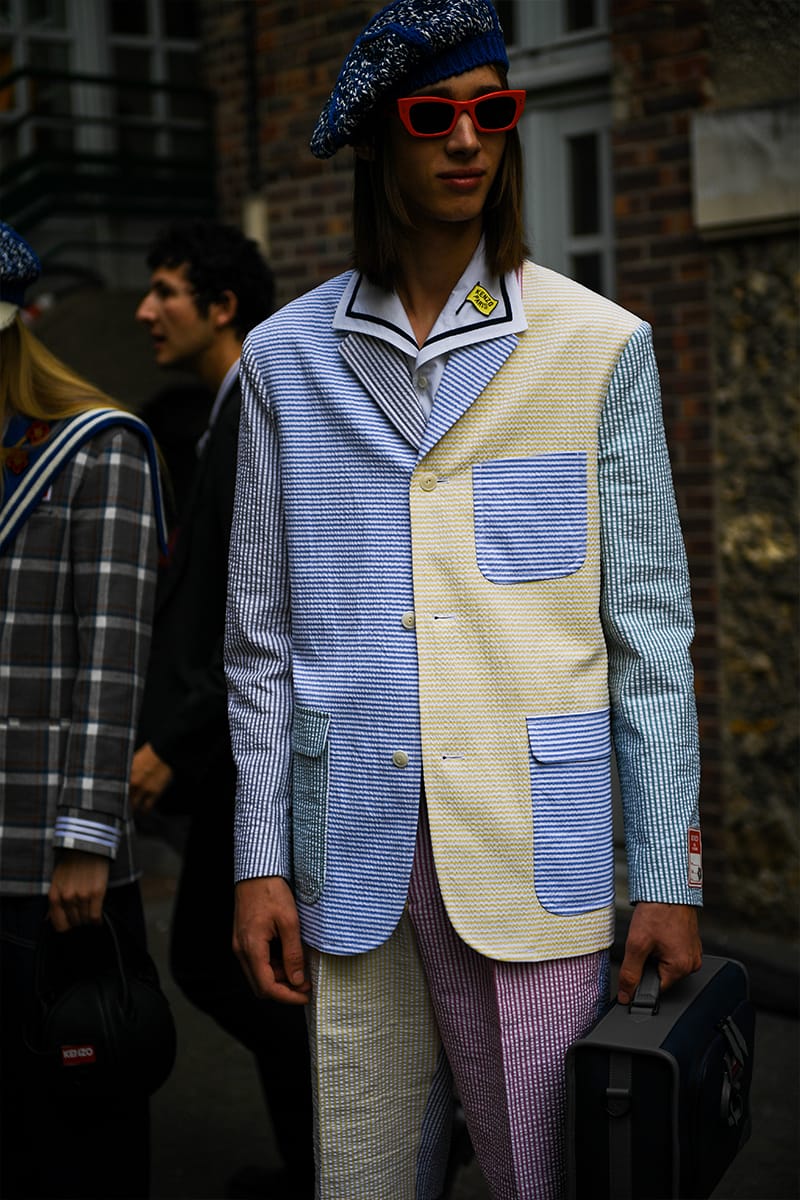 KENZO ケンゾー　かごバッグ ベージュ　ブラック　2022 ss 春夏 org.jpg