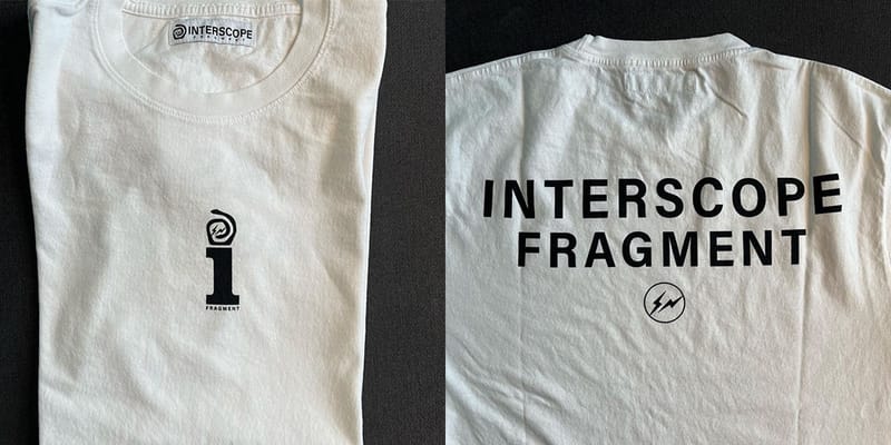 藤原ヒロシが fragment design x Interscope Records のコラボアイテム