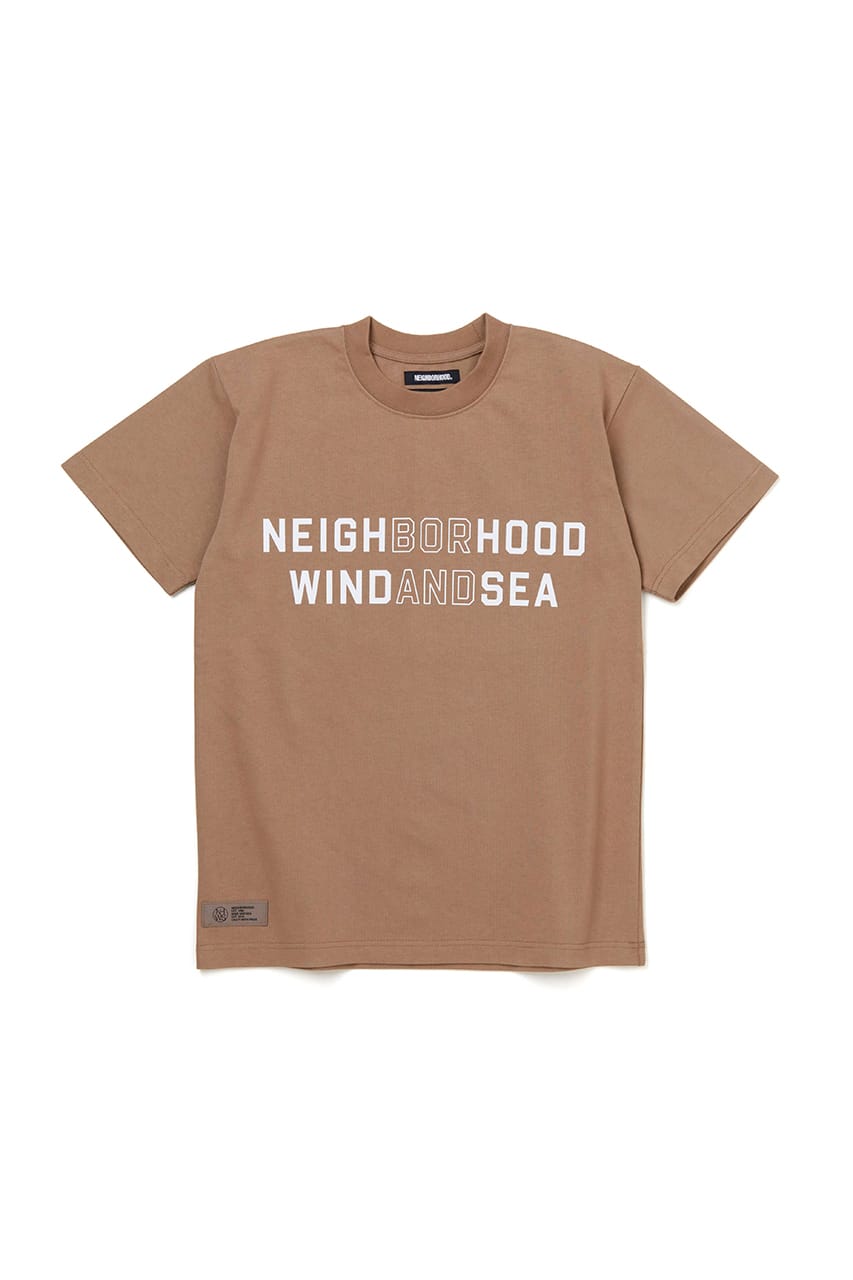 メンズwind and sea SEA 21 s/sTシャツ ブラウン Lサイズ