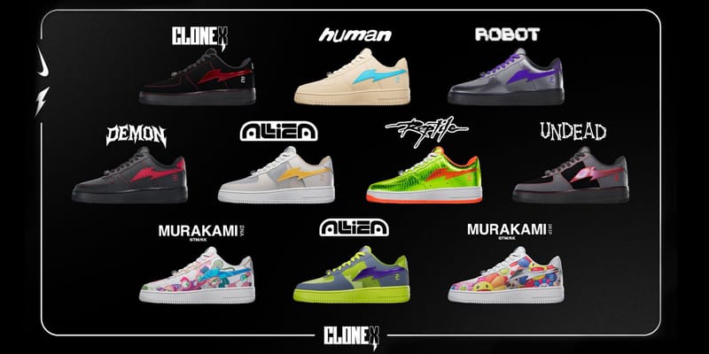 RTFKT x Nike Air Force 1 による DNA Collection が公開