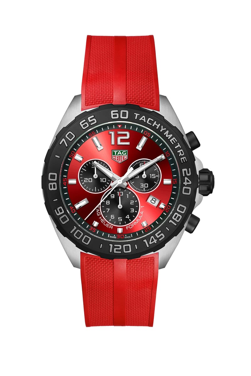 TAG  HEUER　フォーミュラ1  赤　タグホイヤー タグ・ホイヤー フォーミュラ1にレーシングカラーの新色モデルが