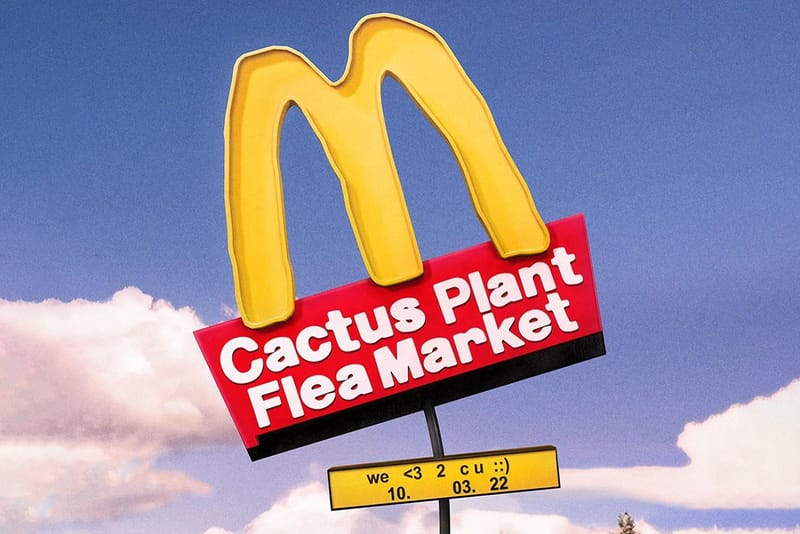 Lサイズ cactus plant flea market × マクドナルド