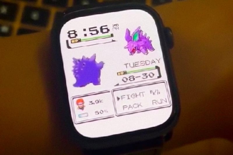 Apple Watch の文字盤を『ポケモン』のバトルシーンにカスタムする方法