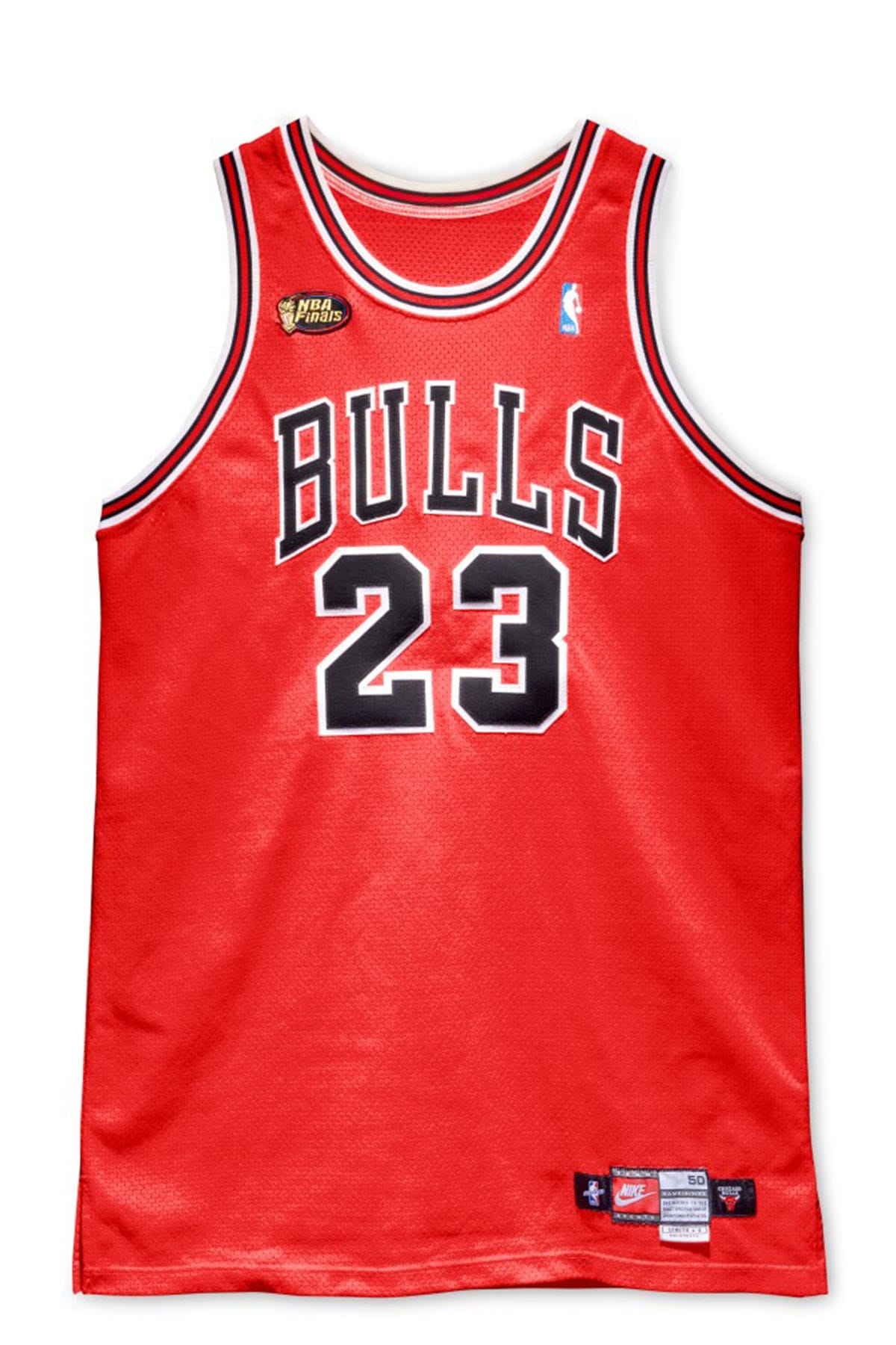MJの98年NBAファイナル着用ジャージが14億円超えで落札される