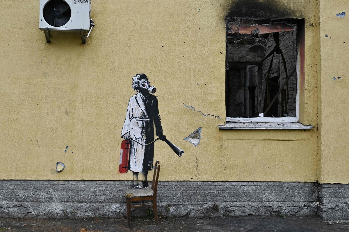 Banksy がウクライナに現れた7つのグラフィティを巡る映像を公開 – Trend Press -トレンドプレス-
