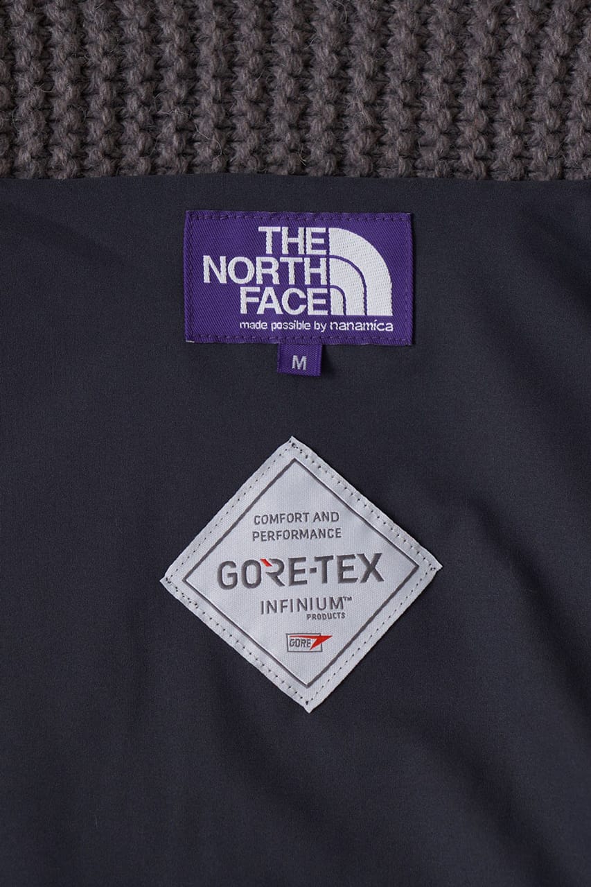 ザノースフェイスパープルレーベルがゴアテックスのセーターを発売