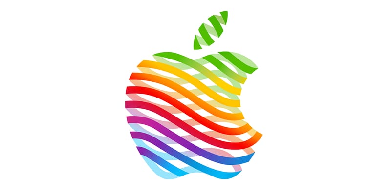 アップル創業時から1997年まで使われたレインボーロゴが限定で復活 