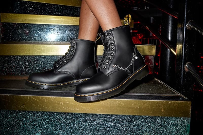 レディースDr.martens×スワロフスキー ブーツ ドクターマーチン - ブーツ