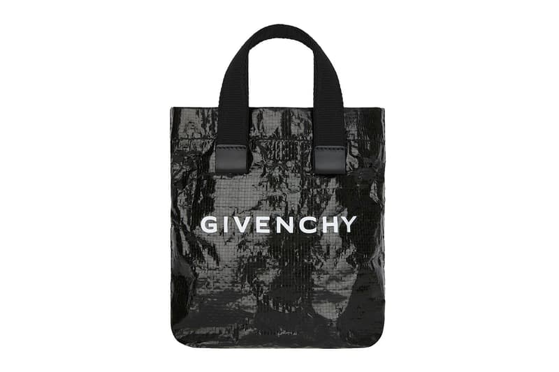GIVENCHY ジバンシィ ハンドバッグ ブラック ロゴ ナイロン ミニ