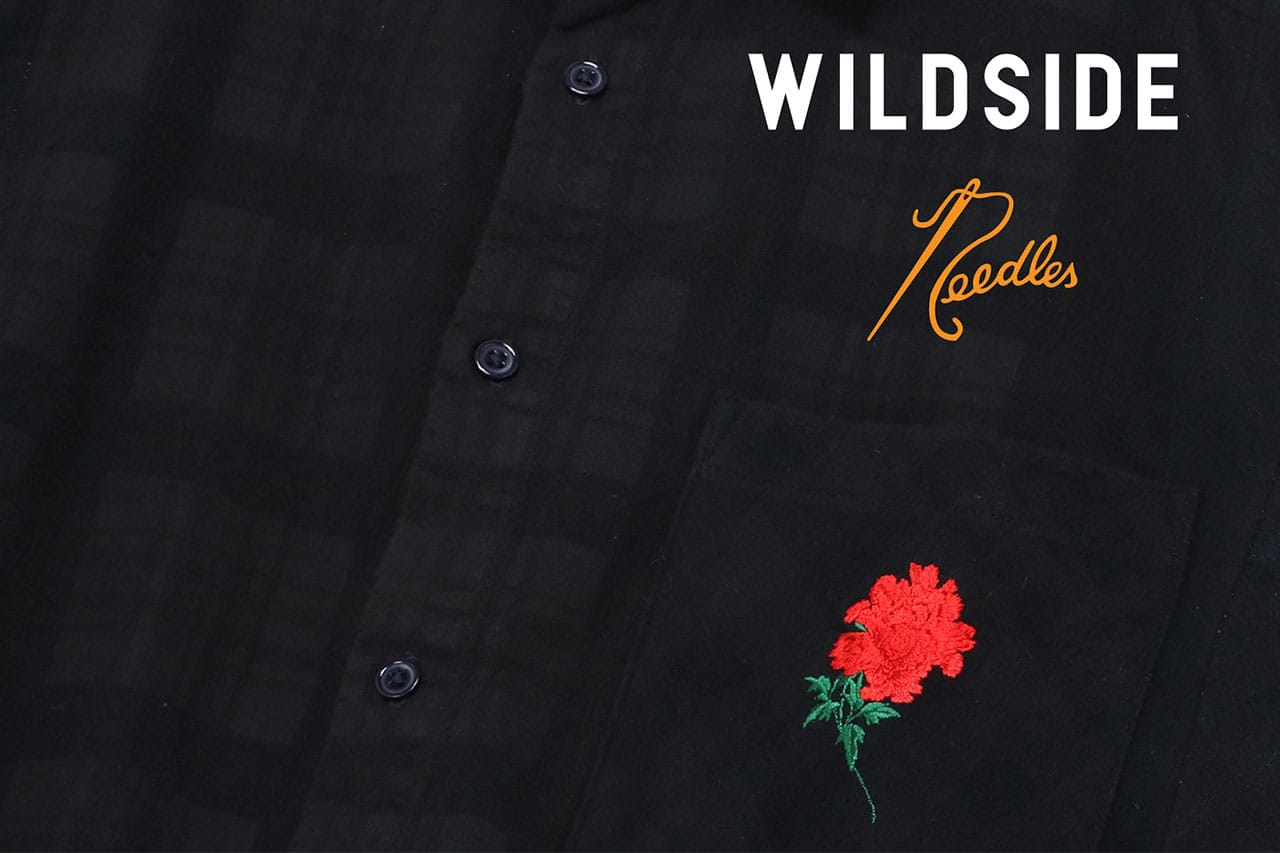 WILDSIDE×REBUILD by NEEDLES シャツ コラボアイテム-