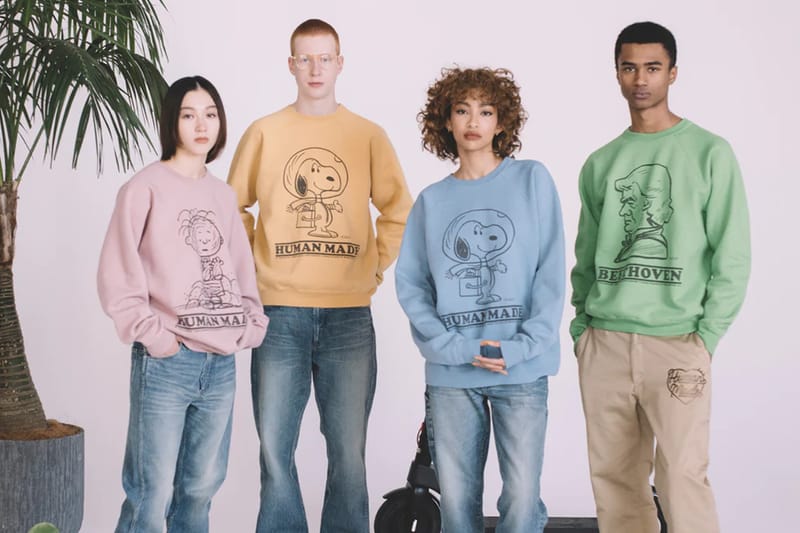 HUMAN MADE®️ からヴィンテージライクな PEANUTS スウェットシャツが登場 | Hypebeast.JP