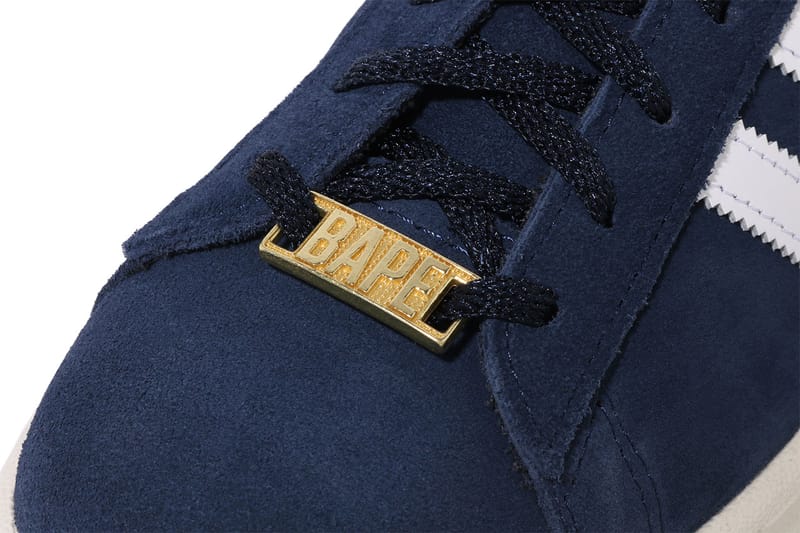 Bape x adidas 限定コラボ CAMPUS 80S アディダス ベイプ ベイプの誕生30周年記念 アディダス オリジナルスとのコラボ