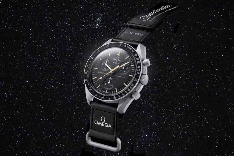 オメガ純正NATOバンド付きカスタム◆スウォッチ◆ムーンシャインゴールド◆大麦 omega-swatch-moonswatch-