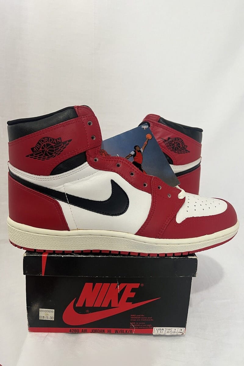 メンズ1985年製 NIKE AIR JORDAN1 オリジナル