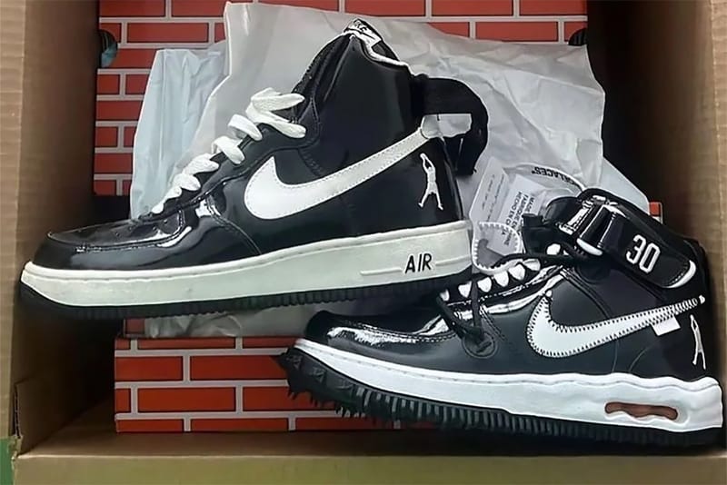 ジョウンド【27cm】Off-White Nike AF1 MID black - スニーカー