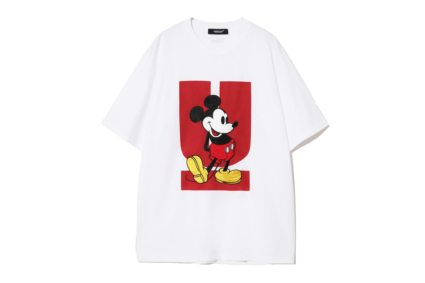 UNDERCOVER × Disney ミッキーマウス Tシャツ ホワイト