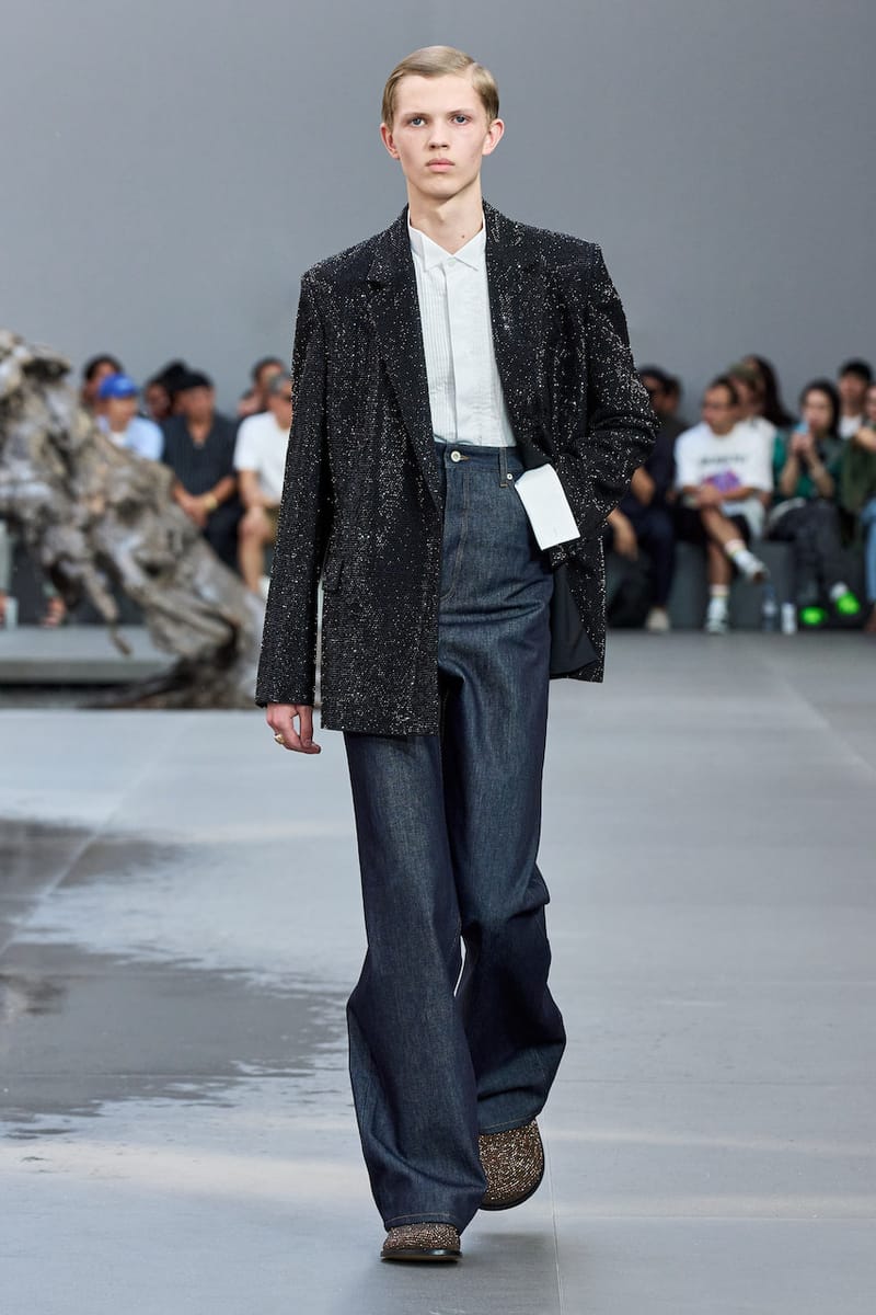 ロエベ2024春夏ハイウエストデニムパンツ36
