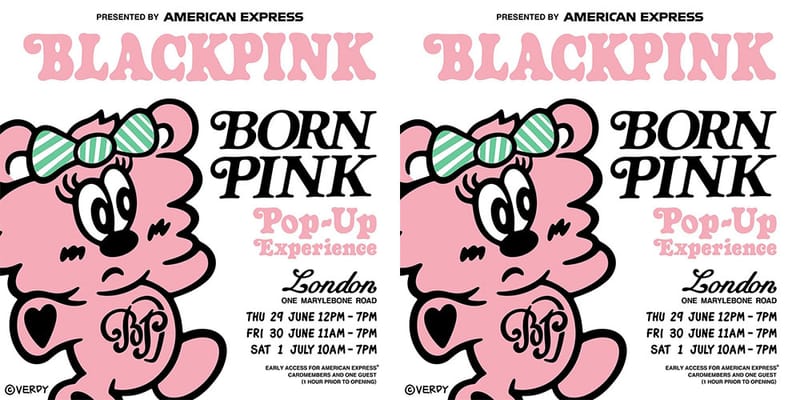 BLACKPINK VERDY バンダナ black \u0026 pink セット