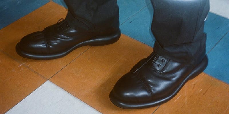 MARTINE ROSE CLARKS Oxford オックスフォード Martine Rose x Clarks オックスフォードシューズ | オレンジ