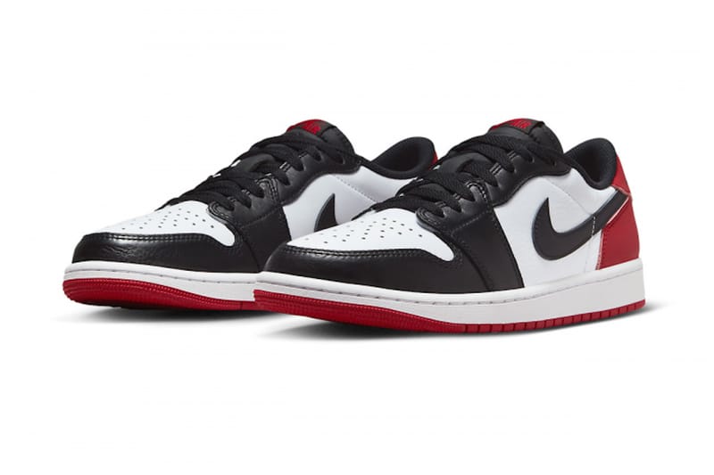 Air Jordan 1 Low OG “Black Toe” の公式ビジュアルをチェック