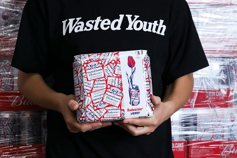verdy wasted youth tee バドワイザー