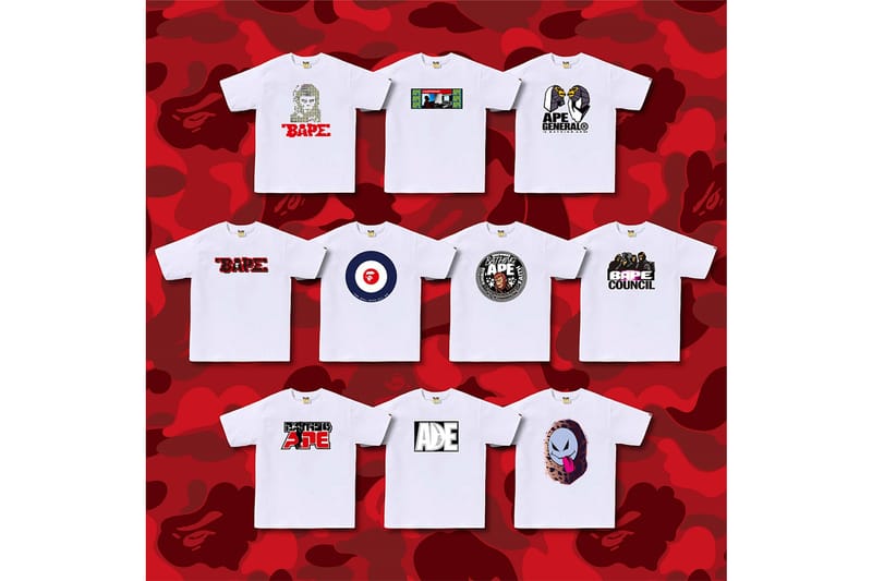 vintage A BATHING APE bape デザイン Tシャツ