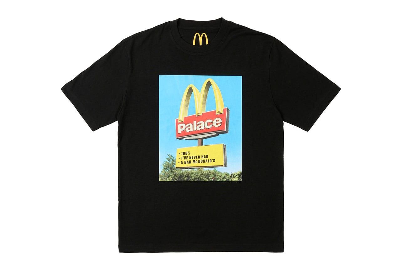 パレス　マクドナルドコラボ　Tシャツ　PALACE McDONALD'S入手の難しい希少なアパレル関係