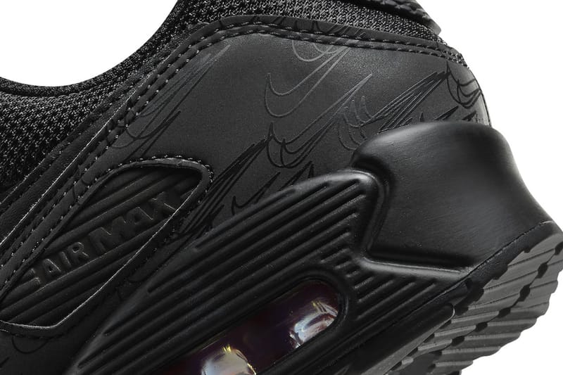 Air max 2025 90 black reflective