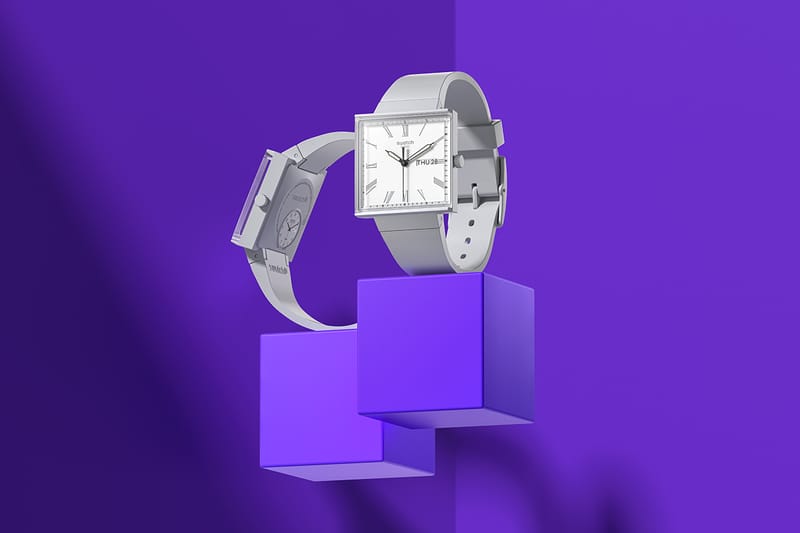 スウォッチからスクエアシェイプの新作コレクションがローンチ