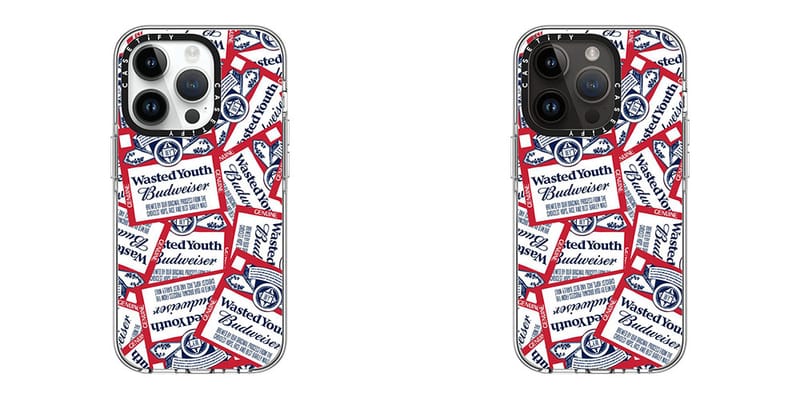 GINGER掲載商品】 iPhoneアクセサリー 14pro casetify budwniser youth 