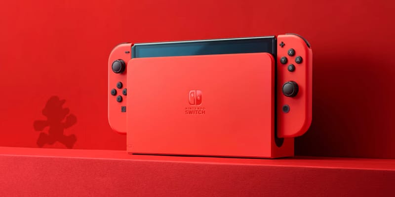 ニンテンドースイッチからマリオの赤をモチーフとした新色が登場 ...