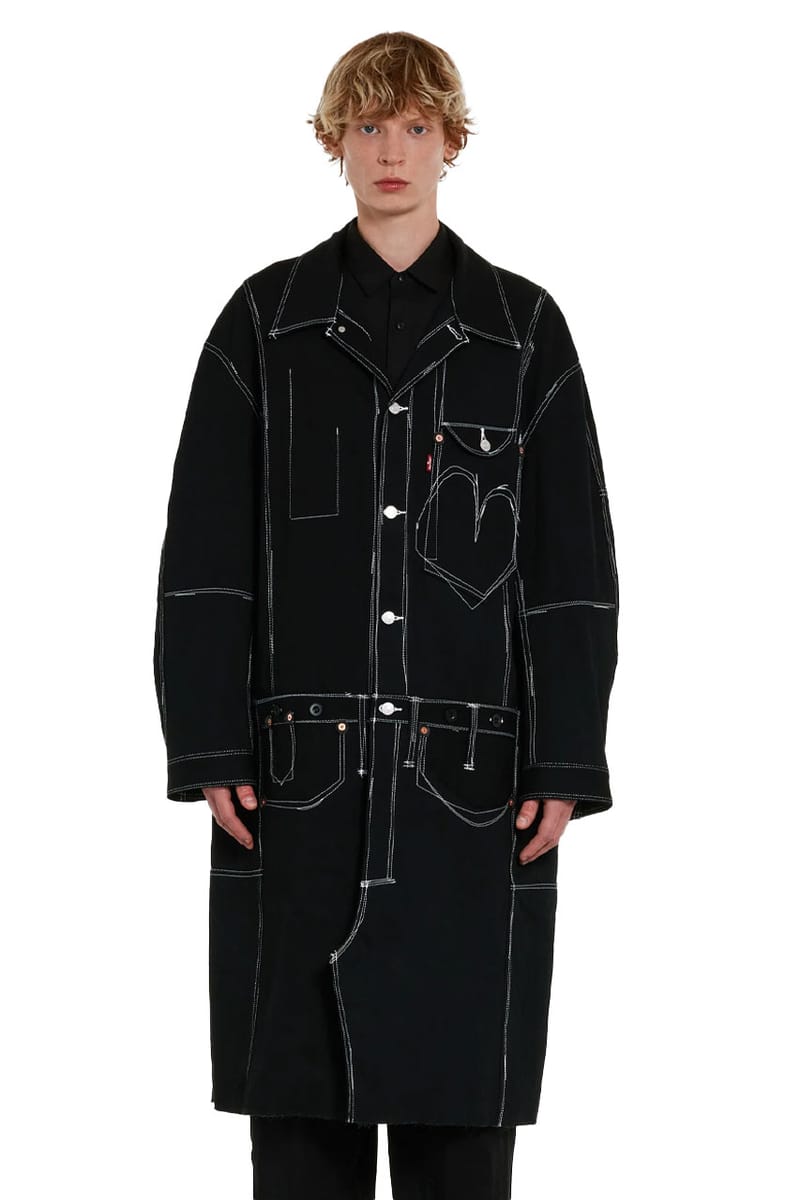 商品についてJUNYA WATANABE ロングコート　ブラック