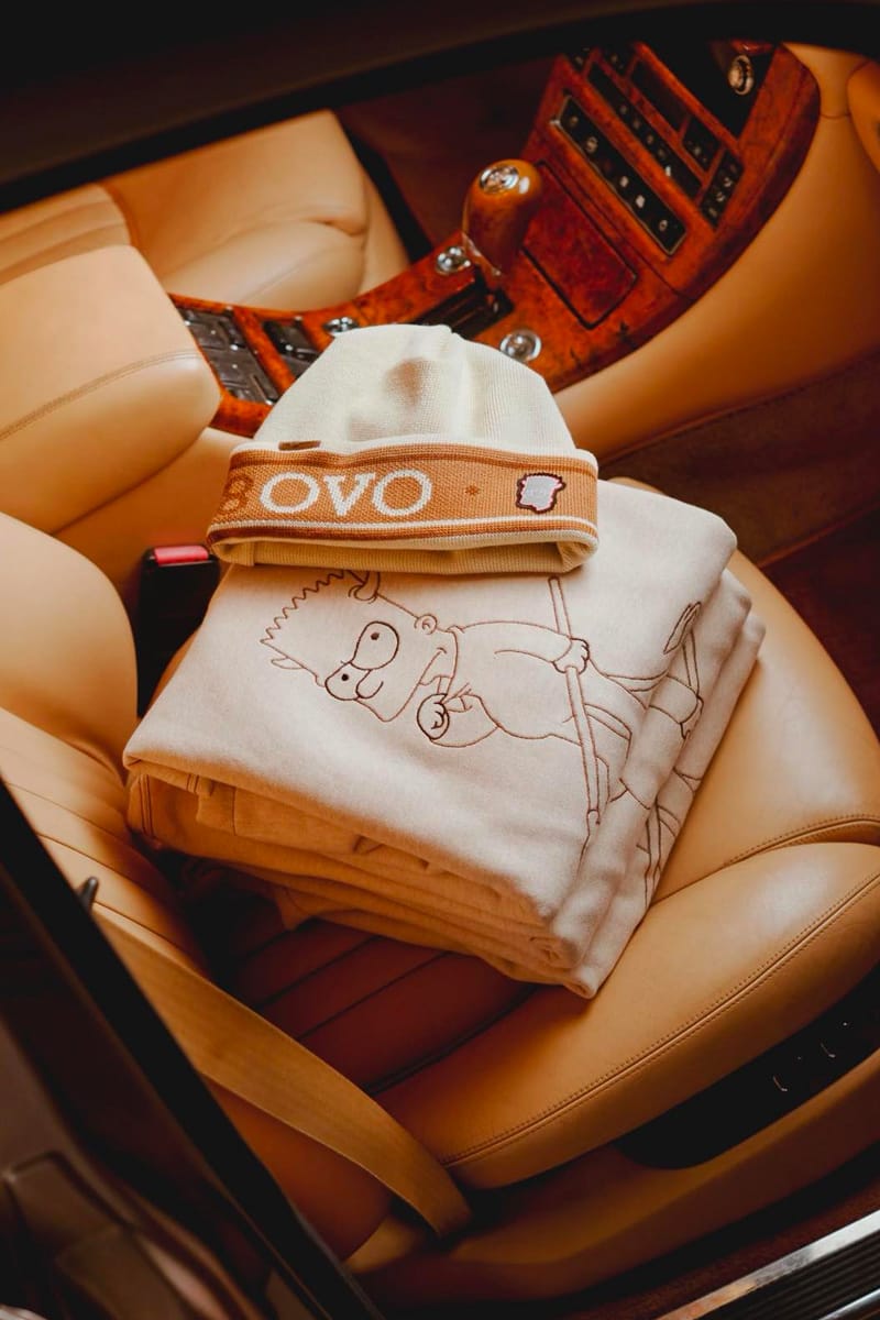ドレイクのOVOとザ・シンプソンズがコラボコレクションを発売