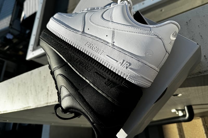 fragment design カスタムの Nike Air Force 1 がゲリラ発売