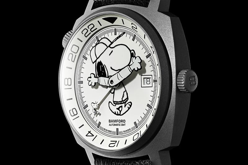 J*M様 バンフォード スヌーピー75周年記念限定 GMT 時計 希少！バンフォード×ホディンキー スヌーピー コラボ 限定 GMT