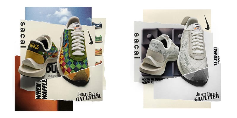 sacai x Jean Paul Gaultier x Nike が新作コラボフットウェアを発表